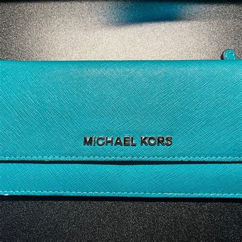 off white michael kors wallet|Michael Kors teal wallet.